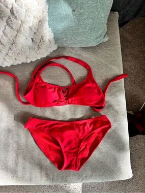 Pakaloha Red Women's Two-Piece Bikini Set - Worn once. Size small